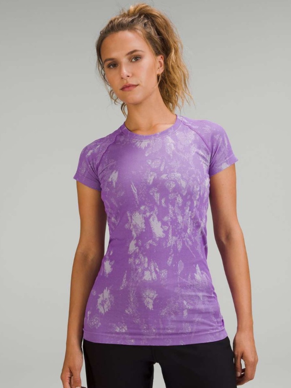 lululemon athletica Swiftly Tech Short Sleeve Shirt 2.0 Shadow Lavender purple 4